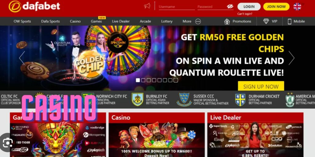 Dafabet India online casino overview